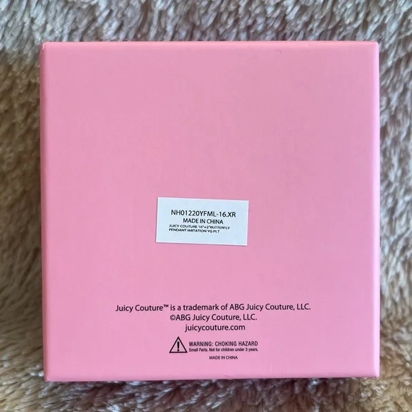 JUICY COUTURE Crystal Butterfly Charm Necklace - Picture 13 of 13